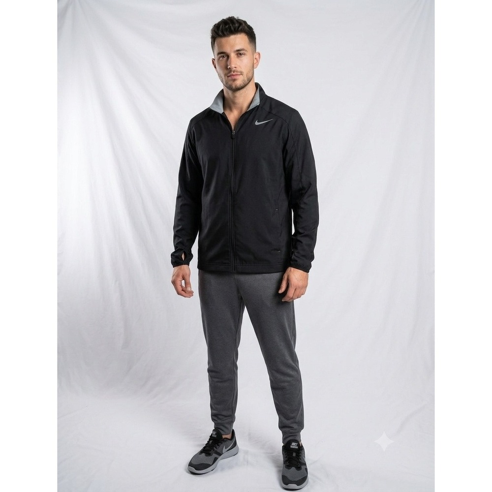 Nike Dri-FIT Track Jacket Mens XL Black Excellent
